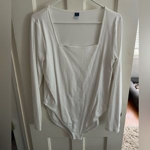 Old Navy Ribbed Long-Sleeve Bodysuit